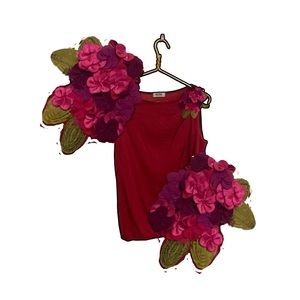 Appliqué Florals 🌸 Y2k Vintage Moschino